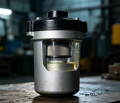 Separator de apă combustibil pentru excavator